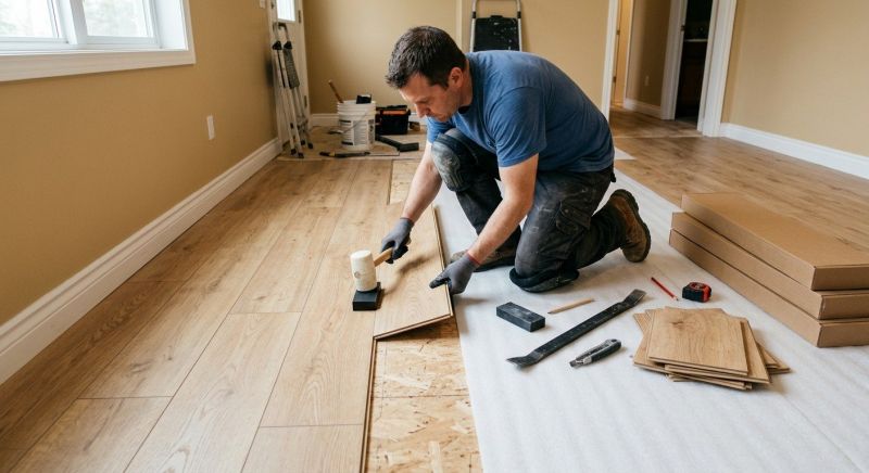 Laminate Floor Installation in Chesapeake Beach, MD