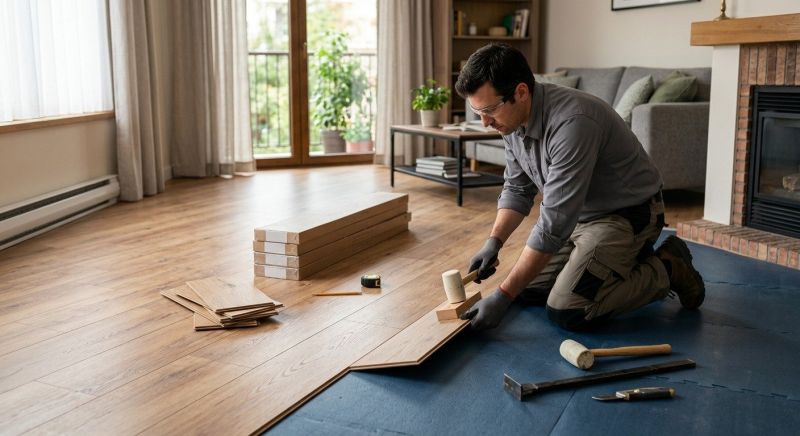 Laminate Floor Installation in Lusby, MD