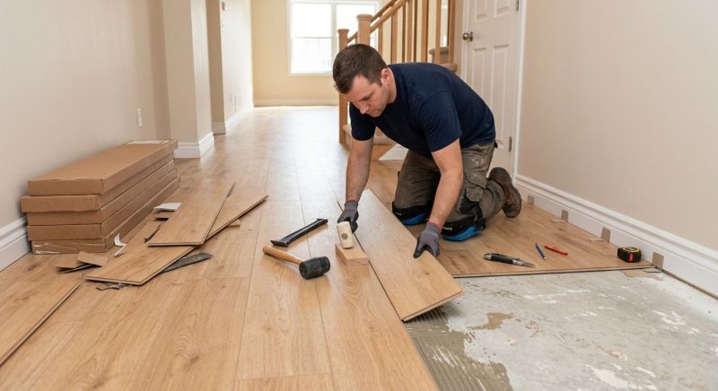 Laminate Floor Remodeling in Lusby, MD
