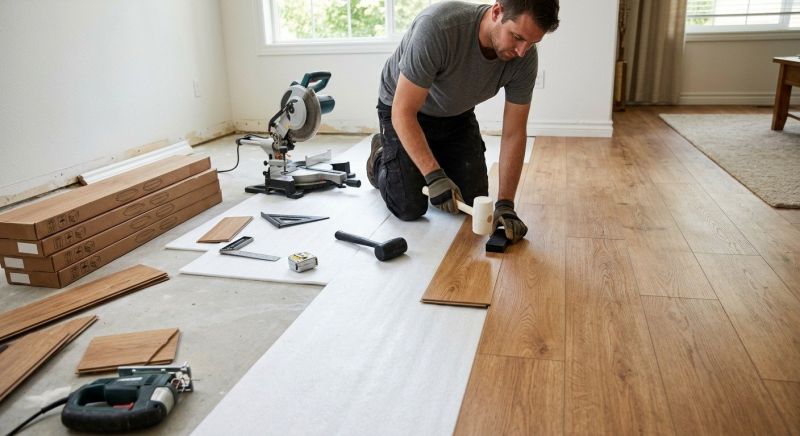 Laminate Floor Replacement in Calvert County, MD