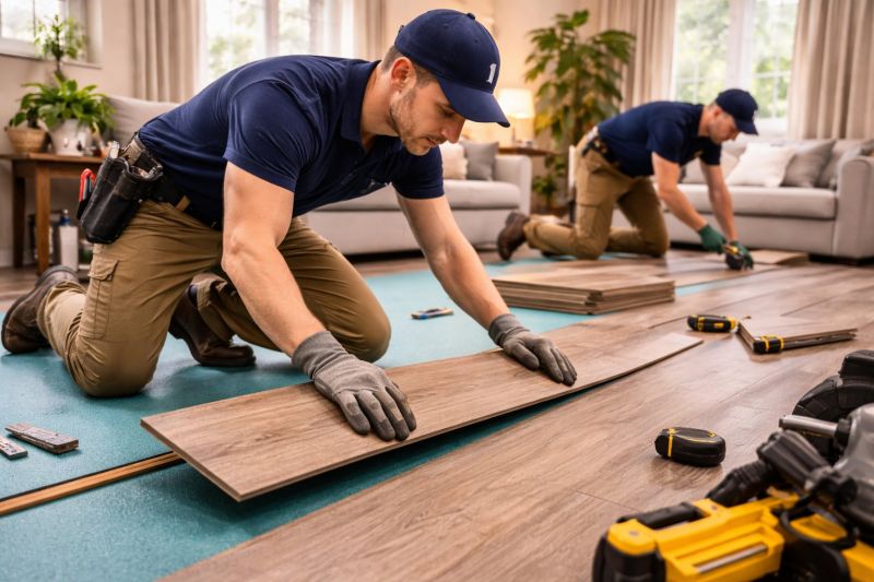 Laminate Flooring Replacement in Lusby, MD