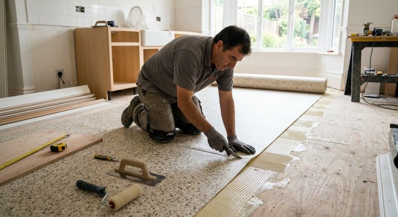 Linoleum Floor Installation in Vienna, MD