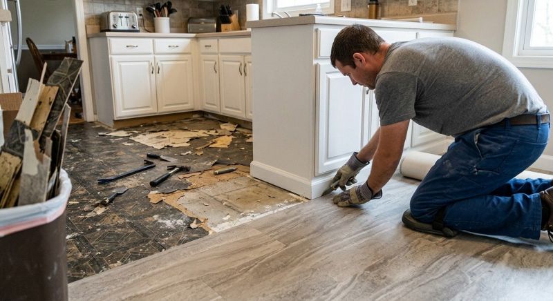 Linoleum Flooring Replacement in Lusby, MD