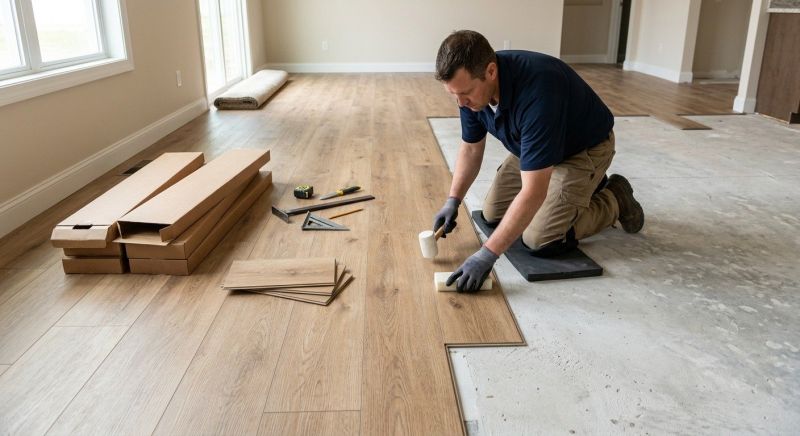 Luxury Vinyl Tile Installation in Lusby, MD