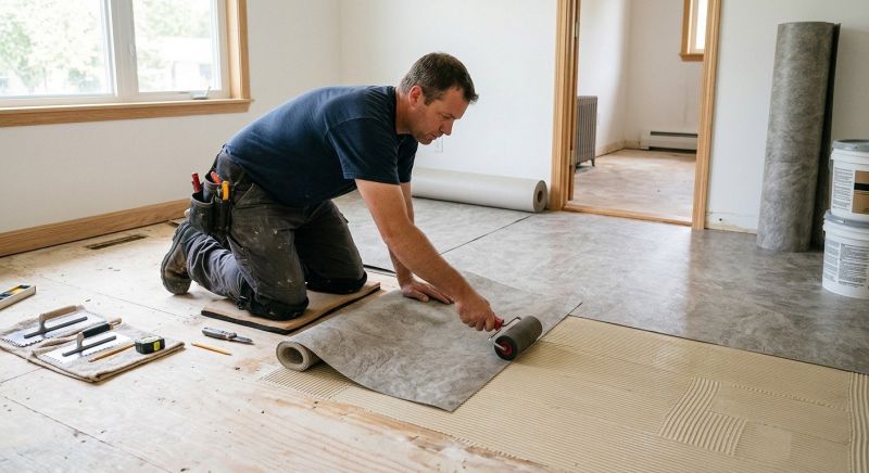 Sheet Flooring Installation in Chesapeake Beach, MD