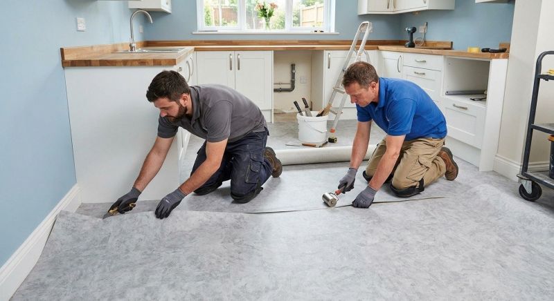 Sheet Linoleum Installation in Lusby, MD
