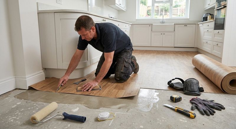Sheet Linoleum Installation in Lusby, MD