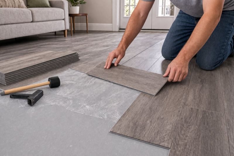 Vinyl Plank Floor Installation in Lusby, MD