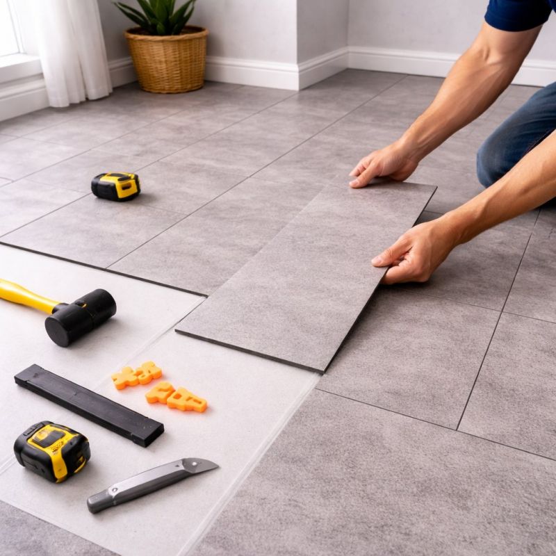 Vinyl Tile Replacement in Lusby, MD